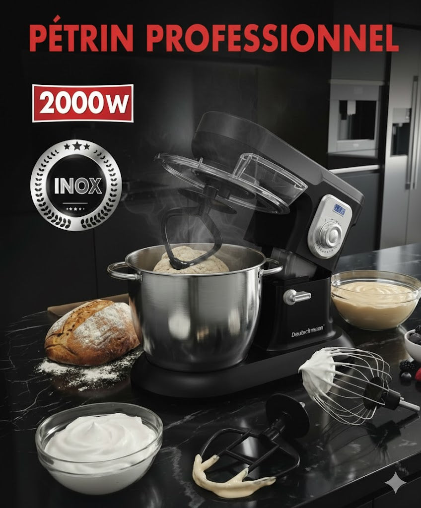 PÉTRIN PROFESSIONNEL 2000W