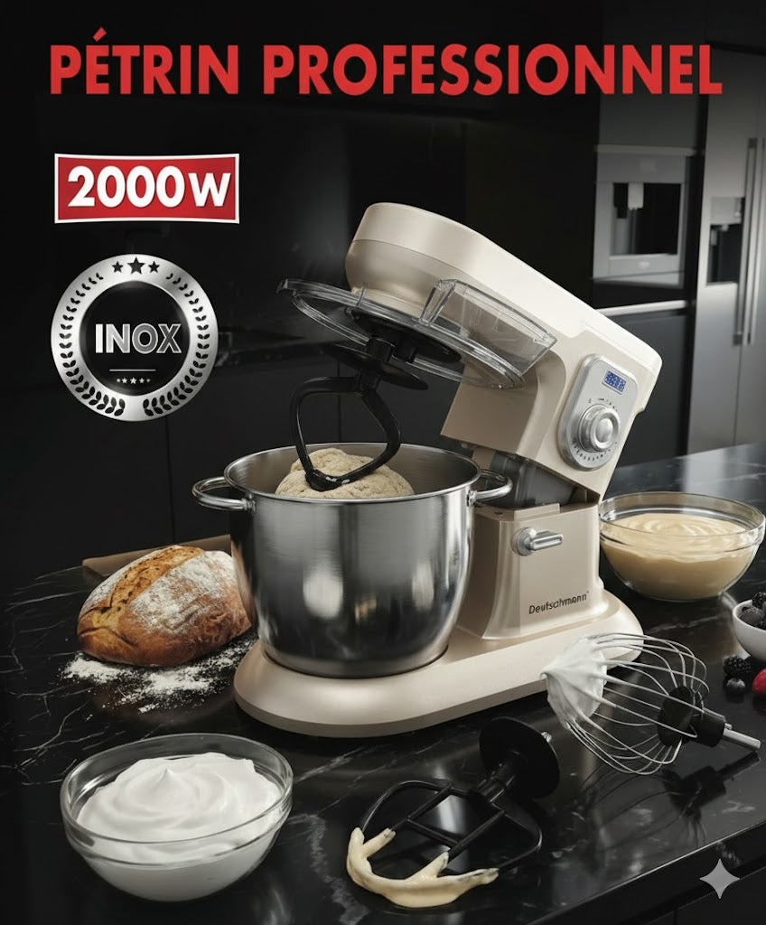 PÉTRIN PROFESSIONNEL 2000W